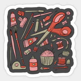 Art Supplies Sticker